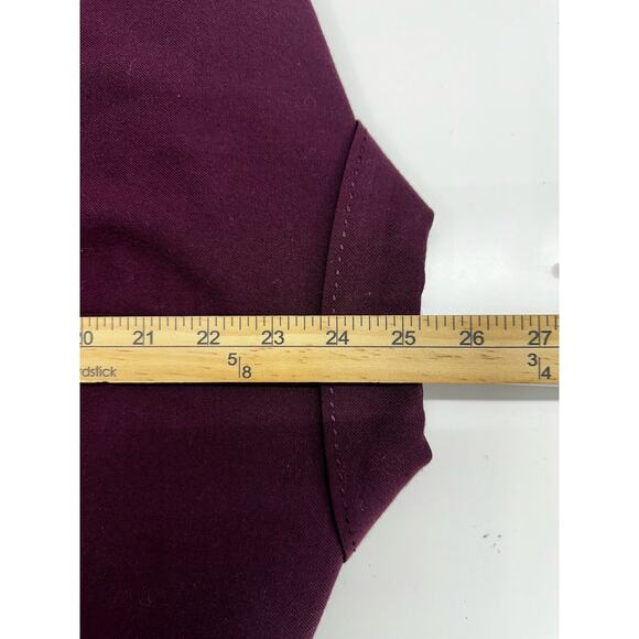 Sag Harbor Womens Blazer Size 6 Purple Pure Wool Three Button Up - Picture 11 of 12